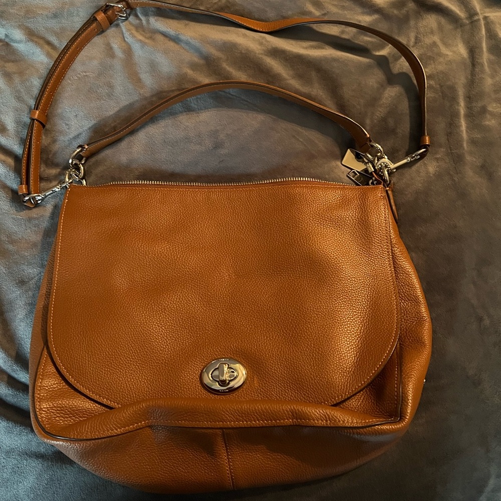Coach Brown Leather Shoulder Bag